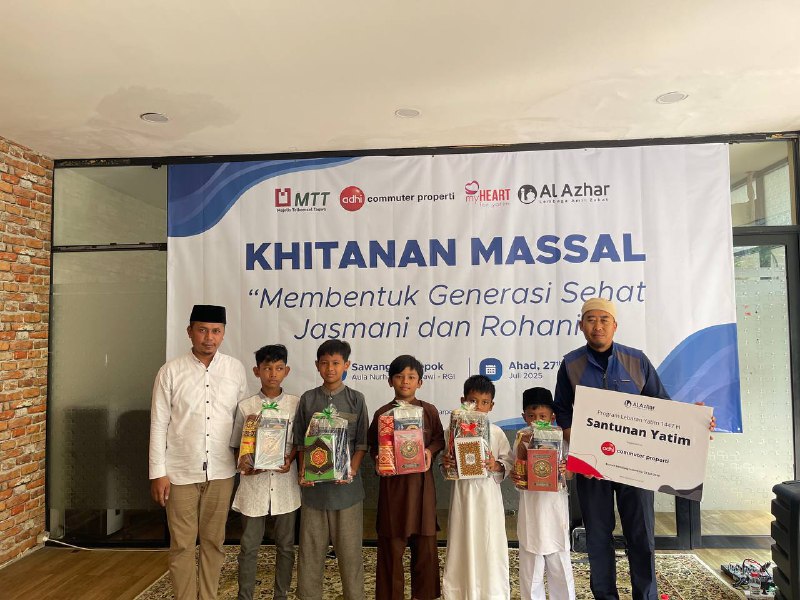 Membentuk Generasi Sehat Jasmani dan Rohani melalui Khitan Massal Yatim Duafa