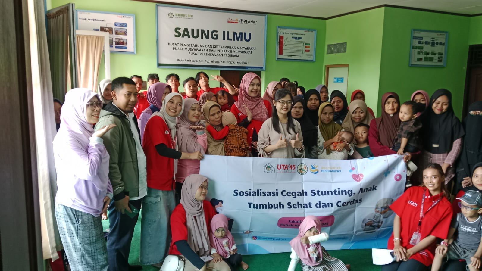 Edukasi Cegah Stunting dari Mahasiswa KKN UTA '45 Jakarta: "Anak Tumbuh Sehat dan Cerdas"