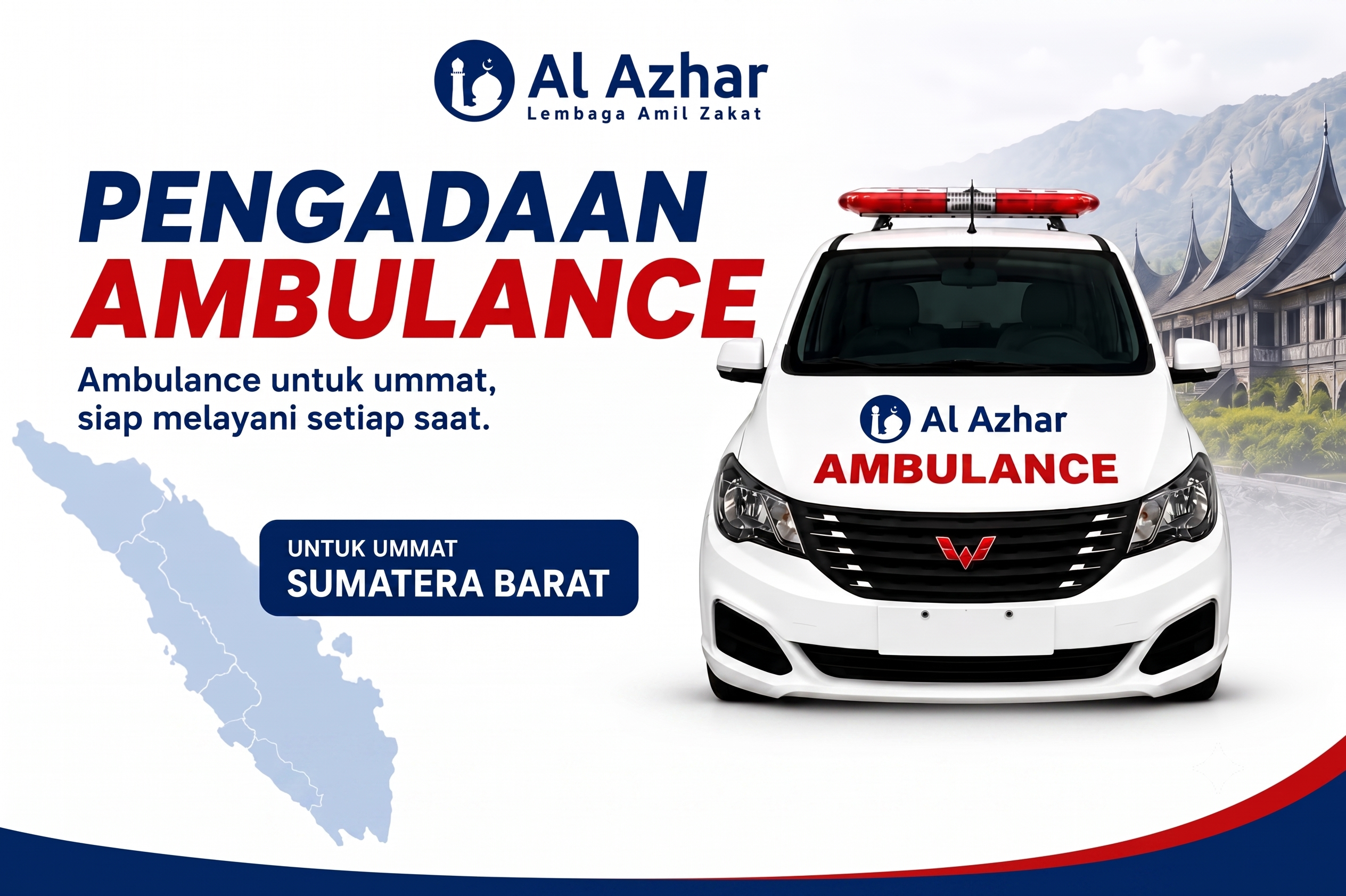 Bantu Pengadaan Ambulance untuk Sumbar