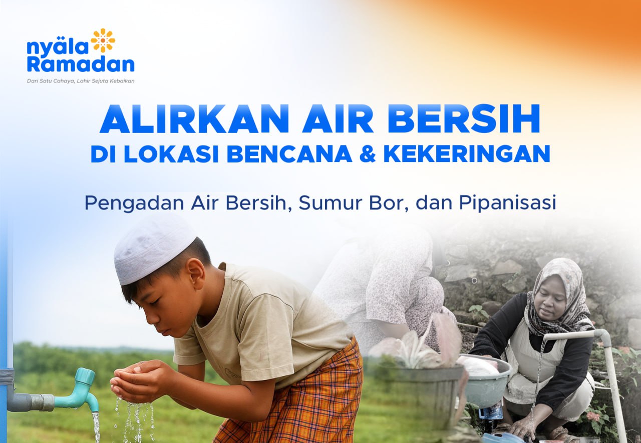 Sedekah Air Bersih Hidupkan Harapan